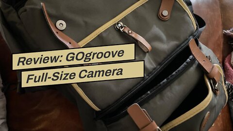 Review: GOgroove Full-Size Camera Backpacks for Photographers (Gray) - DSLR Camera Backpack wit...