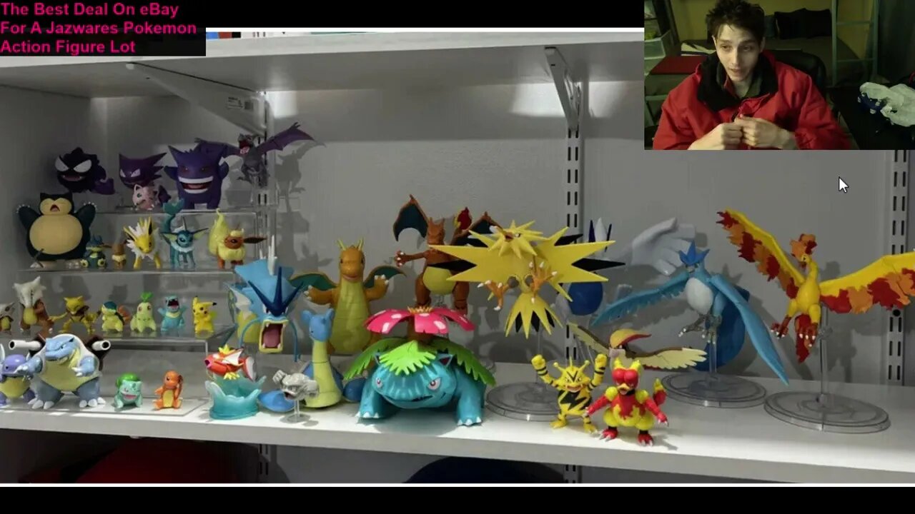 Best Deal On eBay For A Jazwares Pokemon Action Figure Lot Of Original Kanto Region Pokemon Figures