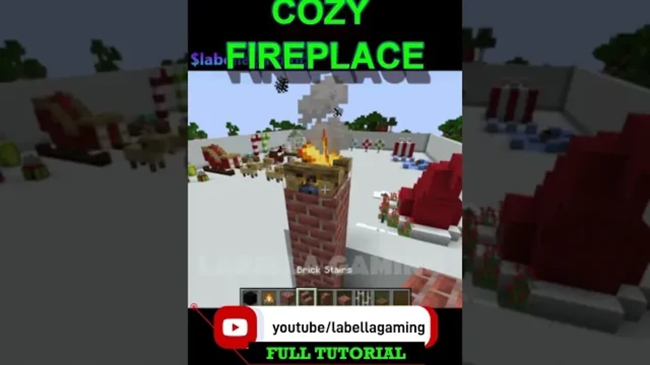 Minecraft: Cozy Fireplace