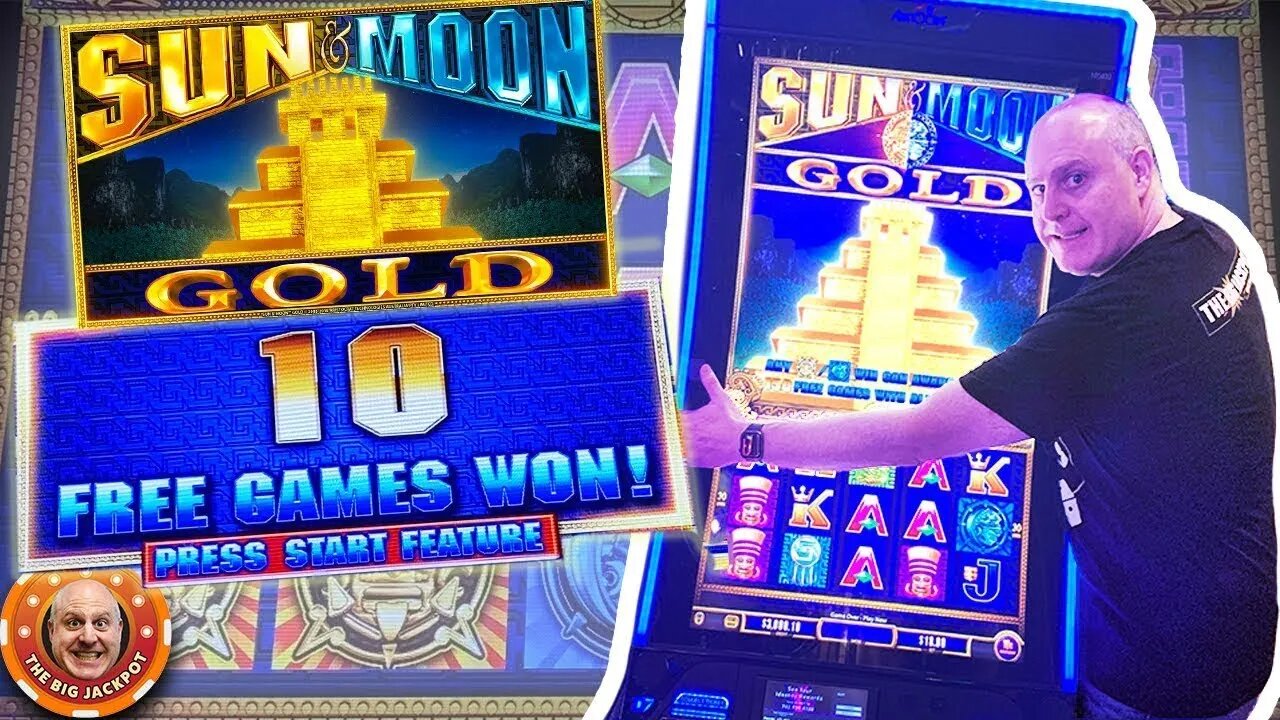 🌞 NEVER BEFORE SEEN! 🌙$30 Bets on Sun & Moon Gold Slots! 🎰 Jackpot Time!