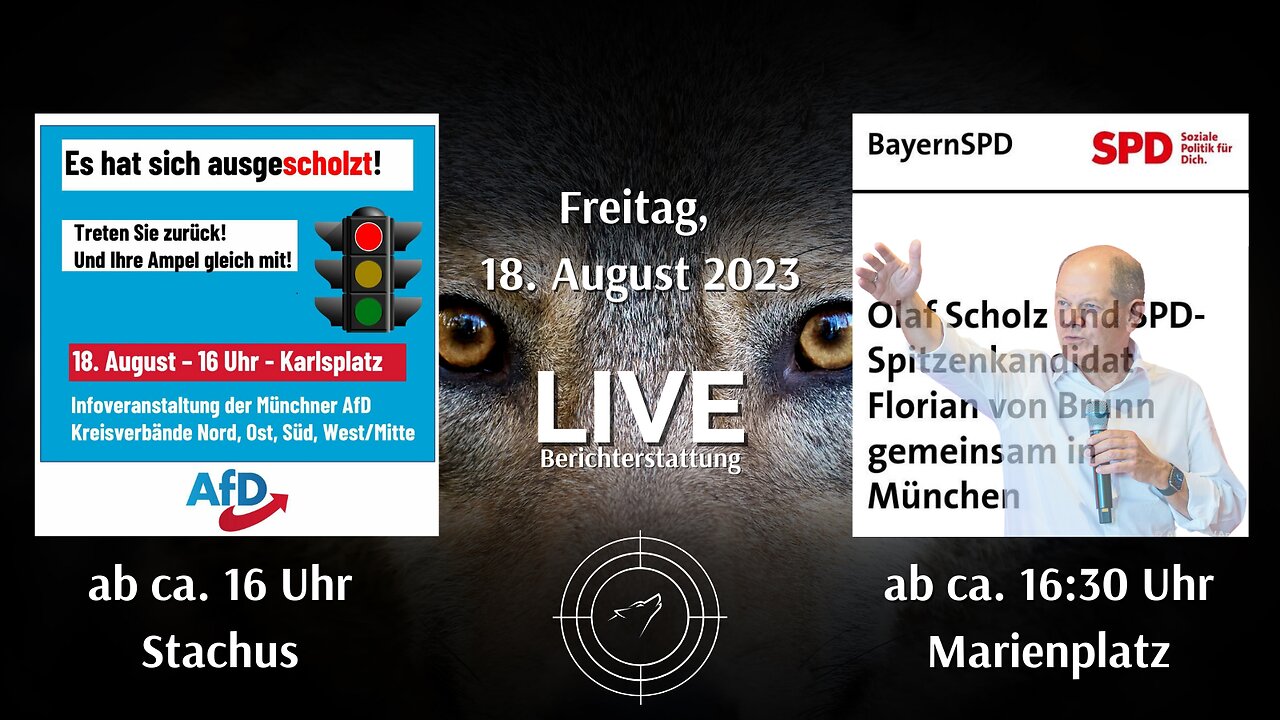 🔴 💥LIVE | aus München: Bundeskanzler Olaf Scholz am Marienplatz und AfD Kundgebung am Stachus💥