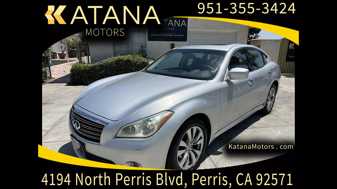 STOCK 581 - 2012 Infiniti M37