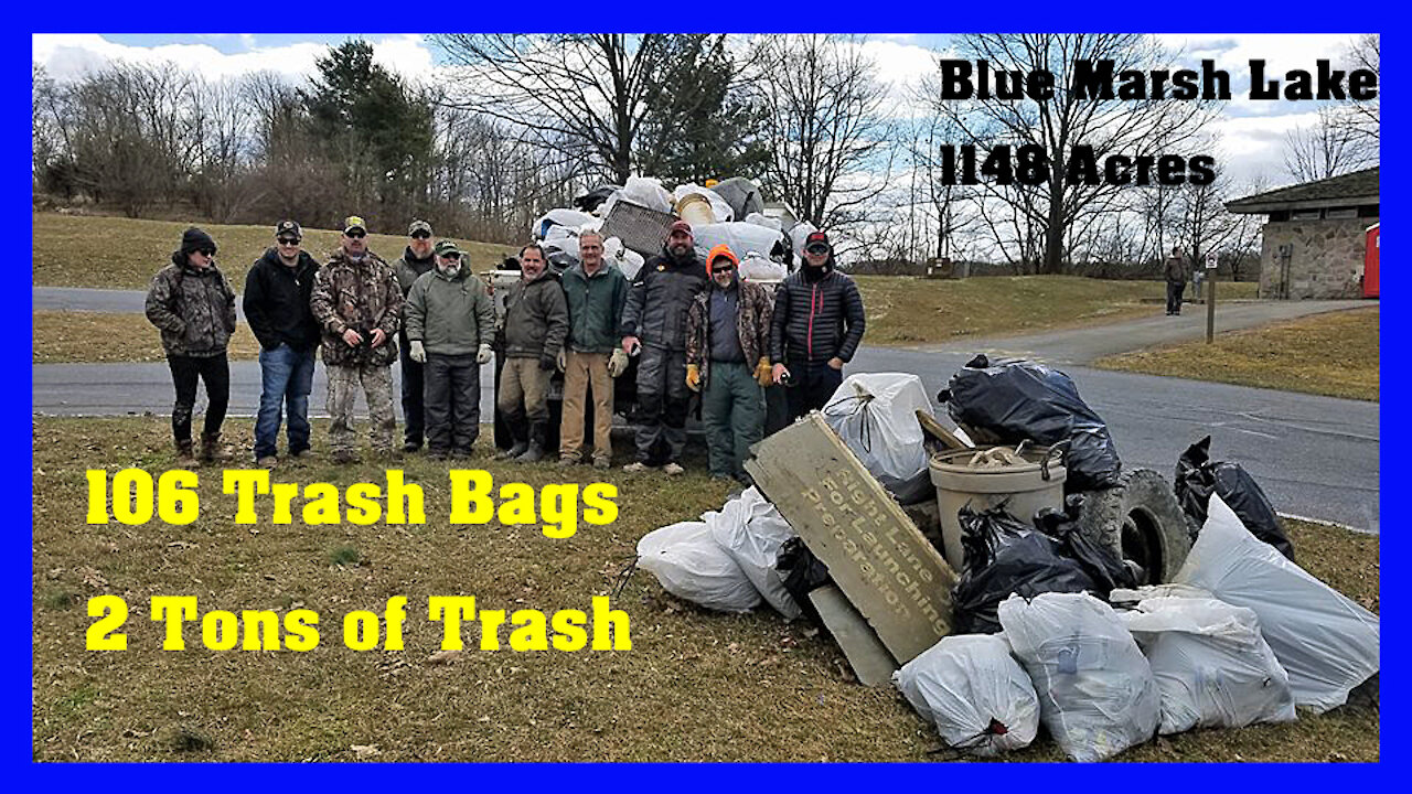 Cleaning Up Blue Marsh Lake 2019