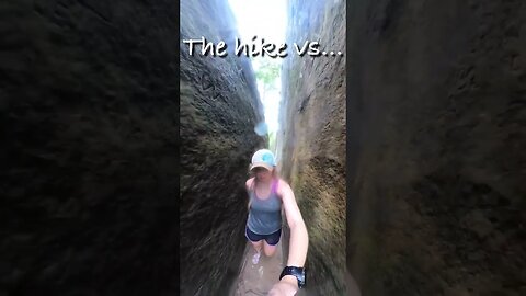 Hiking at Natural Bridge State Park in Kentucky #shorts