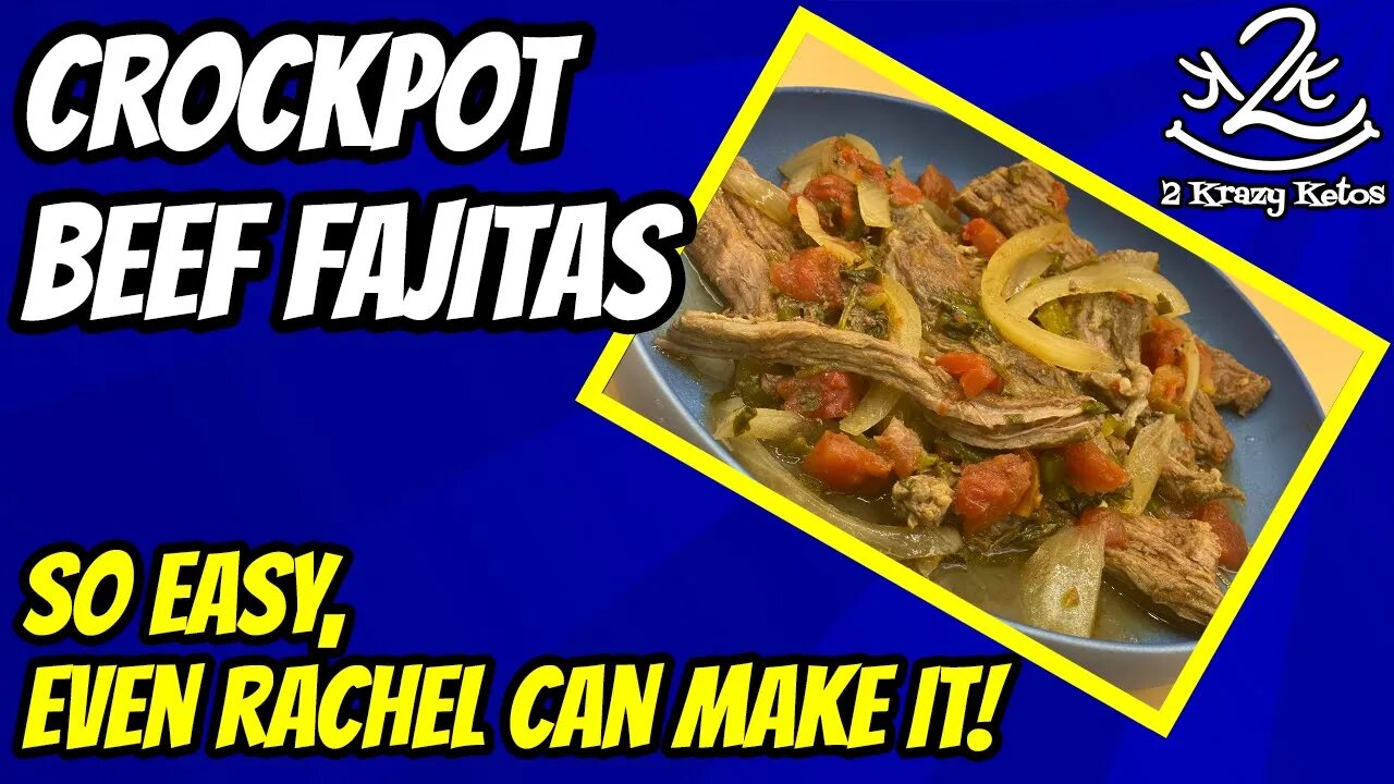 Crockpot (Instapot) Beef Fajitas | So easy, even Rachel can make it