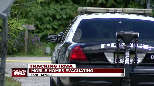 Police evacuate Fort Myers mobile homes
