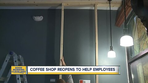 Cleveland coffee shop reopens today after a hit and run