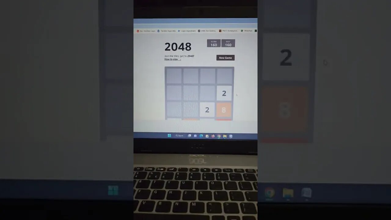 Google tricks no.120 (2048 game) #shorts #youtubeshorts