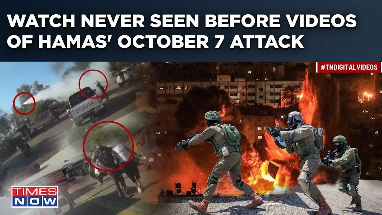 Israel War- Watch Hamas' Unseen Horror Videos From October 7- IDF Chopper Targeted, Grenades Hurled