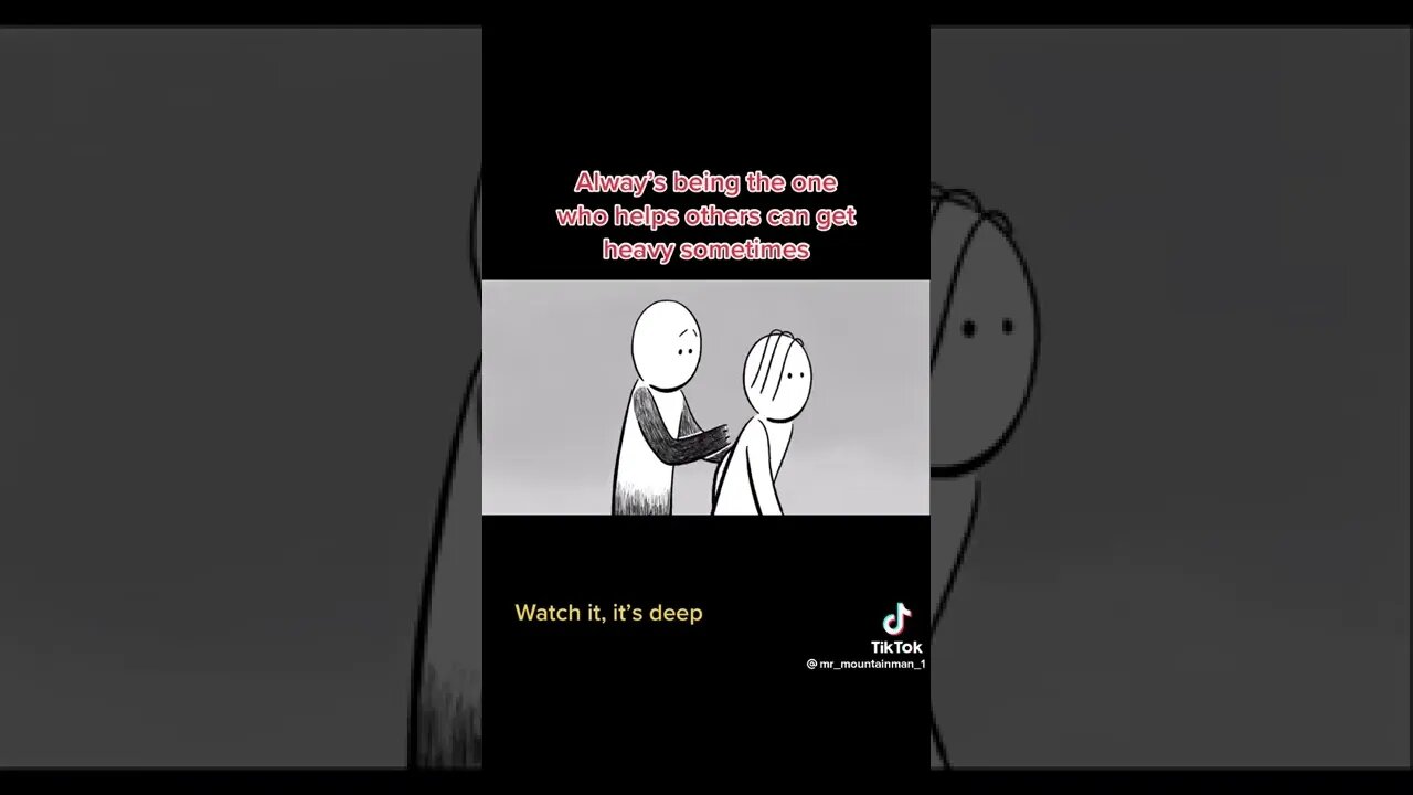 Be sure and check on your strong friends every now and then.