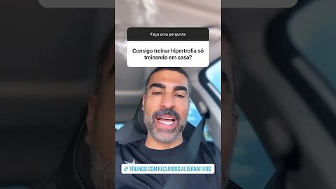 Treinando hipertrofia em casa