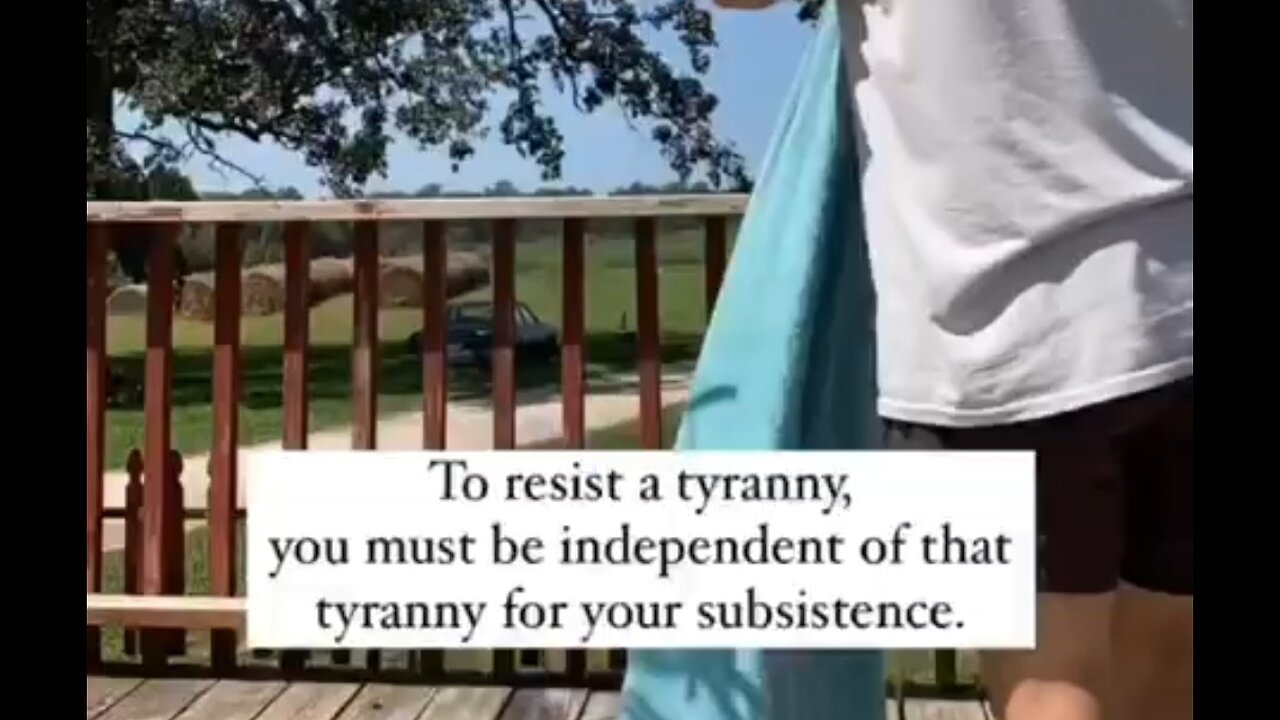 Resist the tyranny