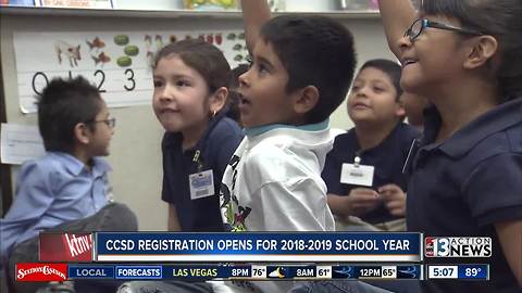 Registration open for the Clark County School District