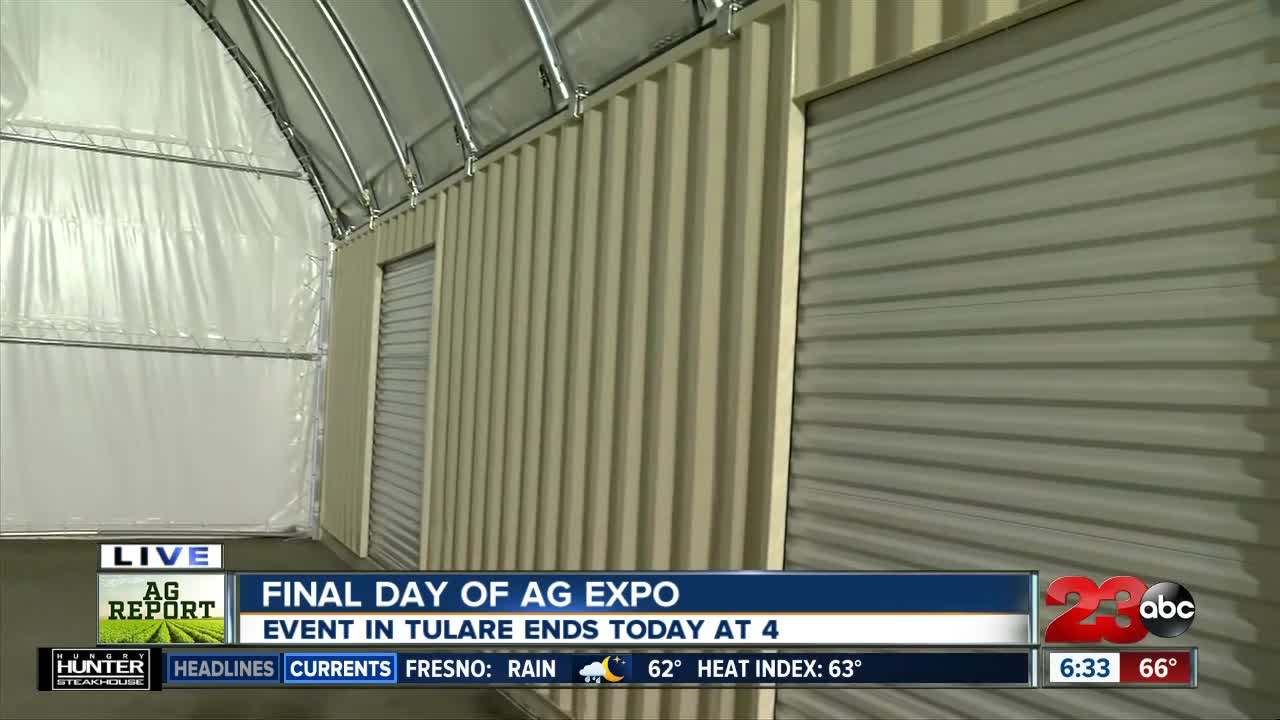 Final day of the 2019 World Ag Expo: Container Canopies