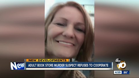 Adult book store murder suspect refuses to cooperate