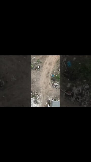 Russia Ukraine War: Ukrainian drone attacking Russian troops #shorts