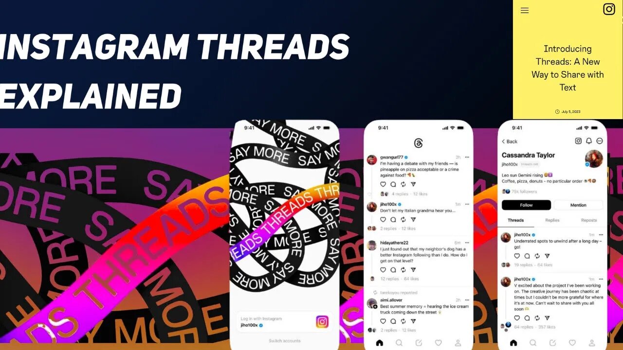 Introducing Threads Instagram New App for Real Time Updates and Public Conversations Explained News