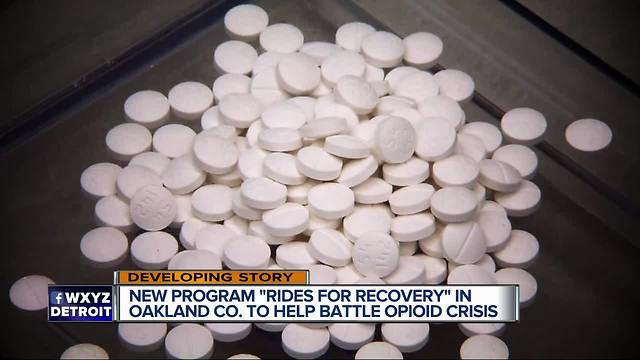 New program 'Rides to Recovery' in Oakland County will help battle opioid crisisa