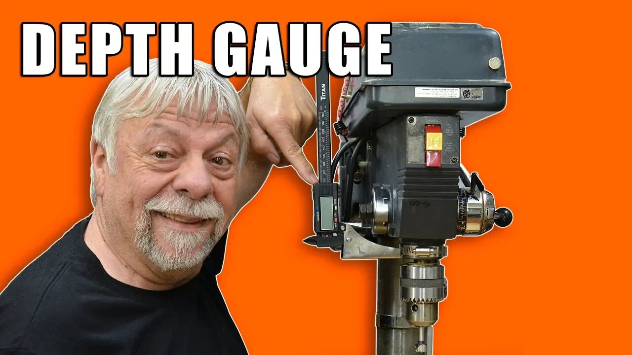 Homemade Drill Press Depth Stop / Depth Gauge