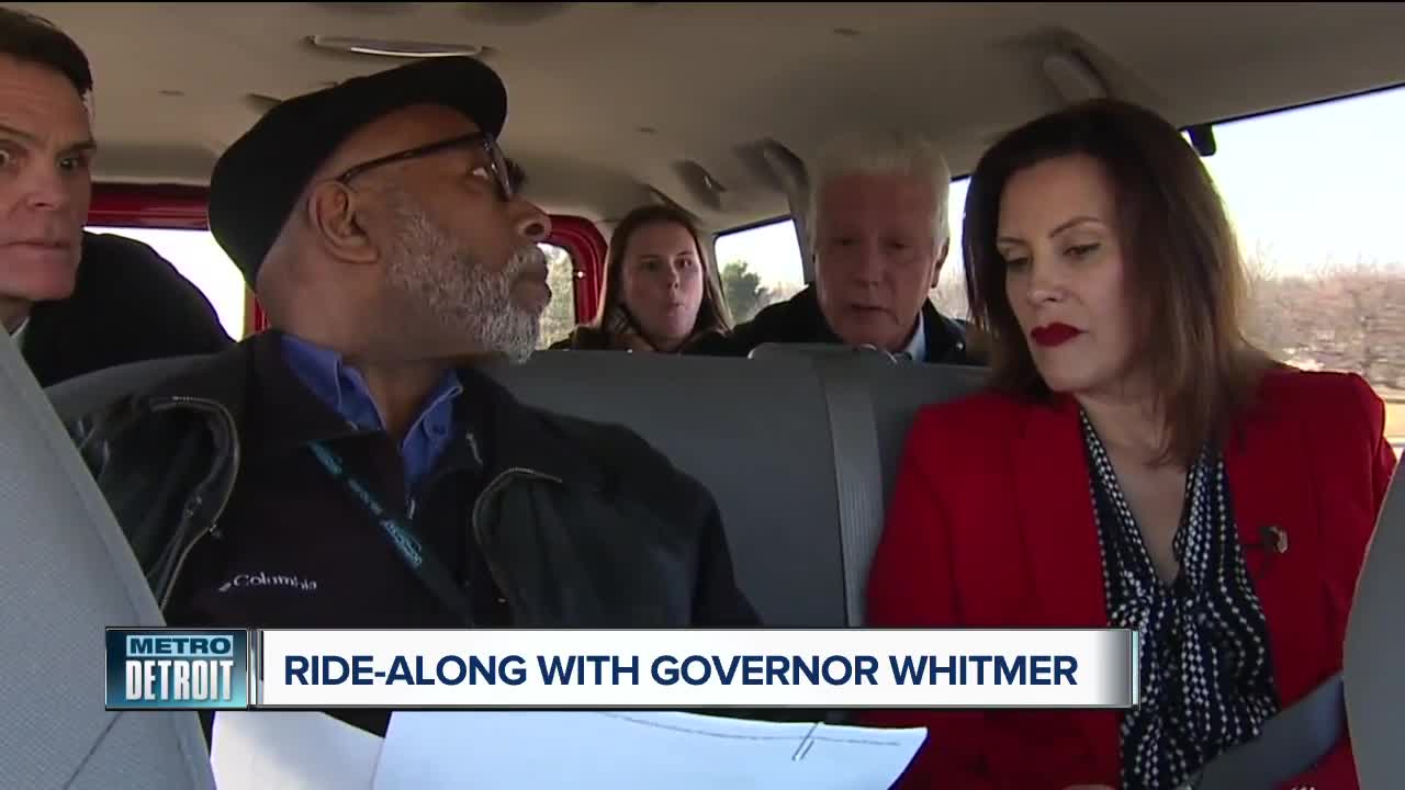 Ride-along with Governor Whitmer