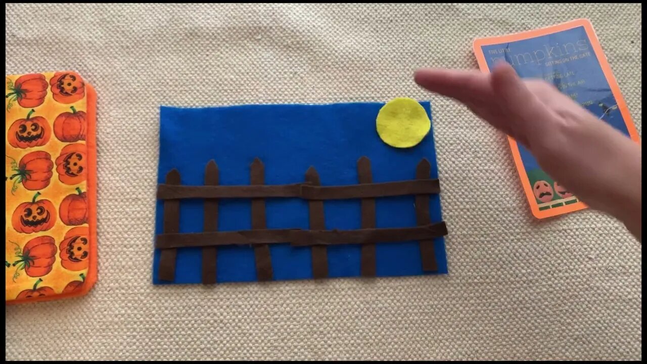 5 Little Pumpkins Halloween Poem and Felt Storyboard (Montessori Style)