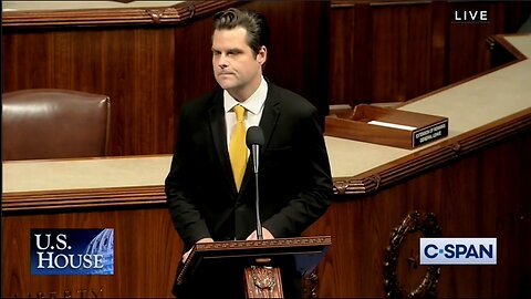 Matt Gaetz filing a motion to vacate against traitorous Speaker McCarthy - HaloRock