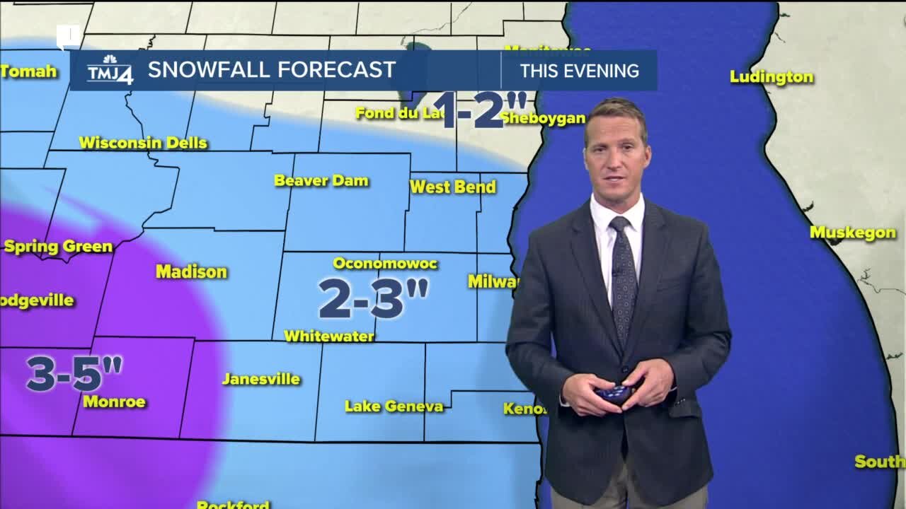 Winter weather returns to Wisconsin Monday evening with snow, rain mix