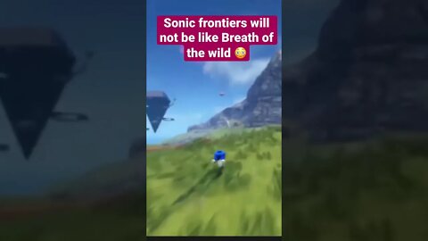 Sonic Frontiers Vs Breath Of The Wild #shorts