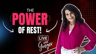 LIVE with GINGER ZIEGLER | The Power of Resting in Him!