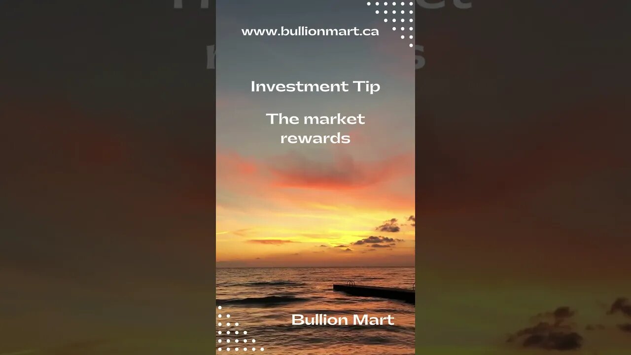 Investment Tip from Bullion Mart