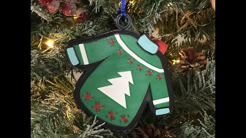 Ugly Christmas Sweater Ornament