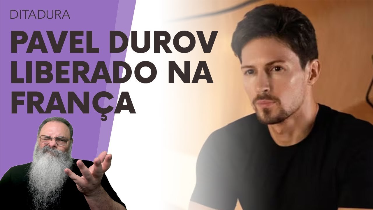 PAVEL DUROV foi LIBERADO sob FIANÇA na FRANÇA e SEGUE a DÚVIDA: FOI uma PRISÃO ou PEDIDO de SOCORRO?