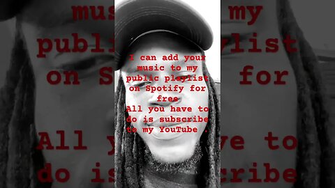 Let me know when you subscribe and leave you Spotify link in the comment