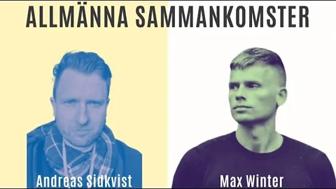 Åtalade - Både Andreas Sidkvist och Max Winter står åtalade för anordnande av allmän sammankomster.