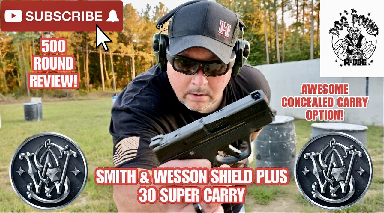 SMITH & WESSON SHIELD PLUS 30 SUPER CARRY 500 ROUND REVIEW! A Great Carry Option!