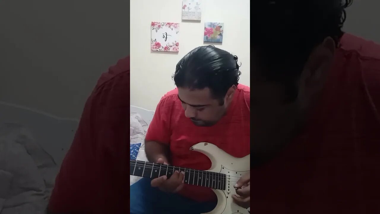 Tentando tocar um Blues #blues #lick #guitarra #musica #songs