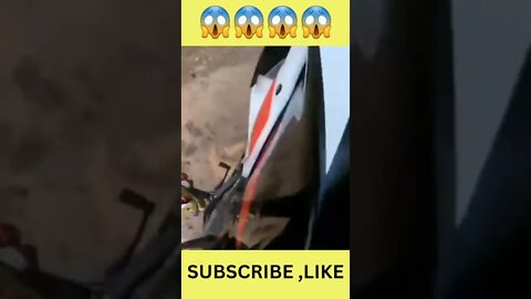 Accident Happens with bike rider😱😱