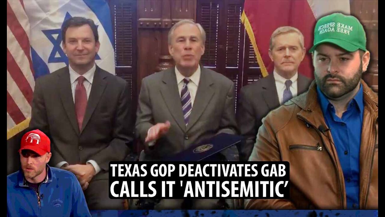 Texas GOP Deactivate Their Gab Account After Greg Abbott Calls Gab 'Antisemitic'