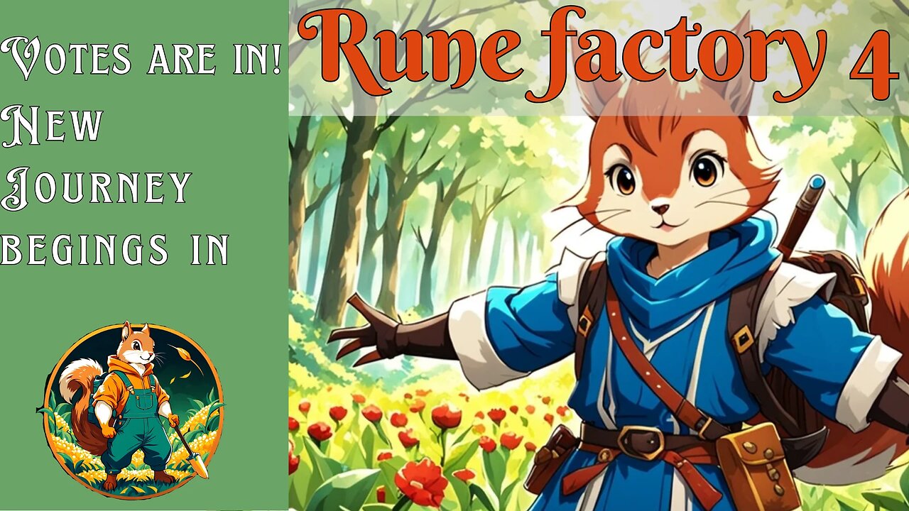 The votes are in! The New Journey Begins in Rune Factory 4!!