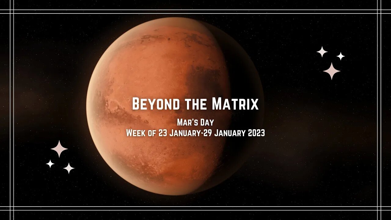 Beyond The Matrix - This Week in Martian Transits