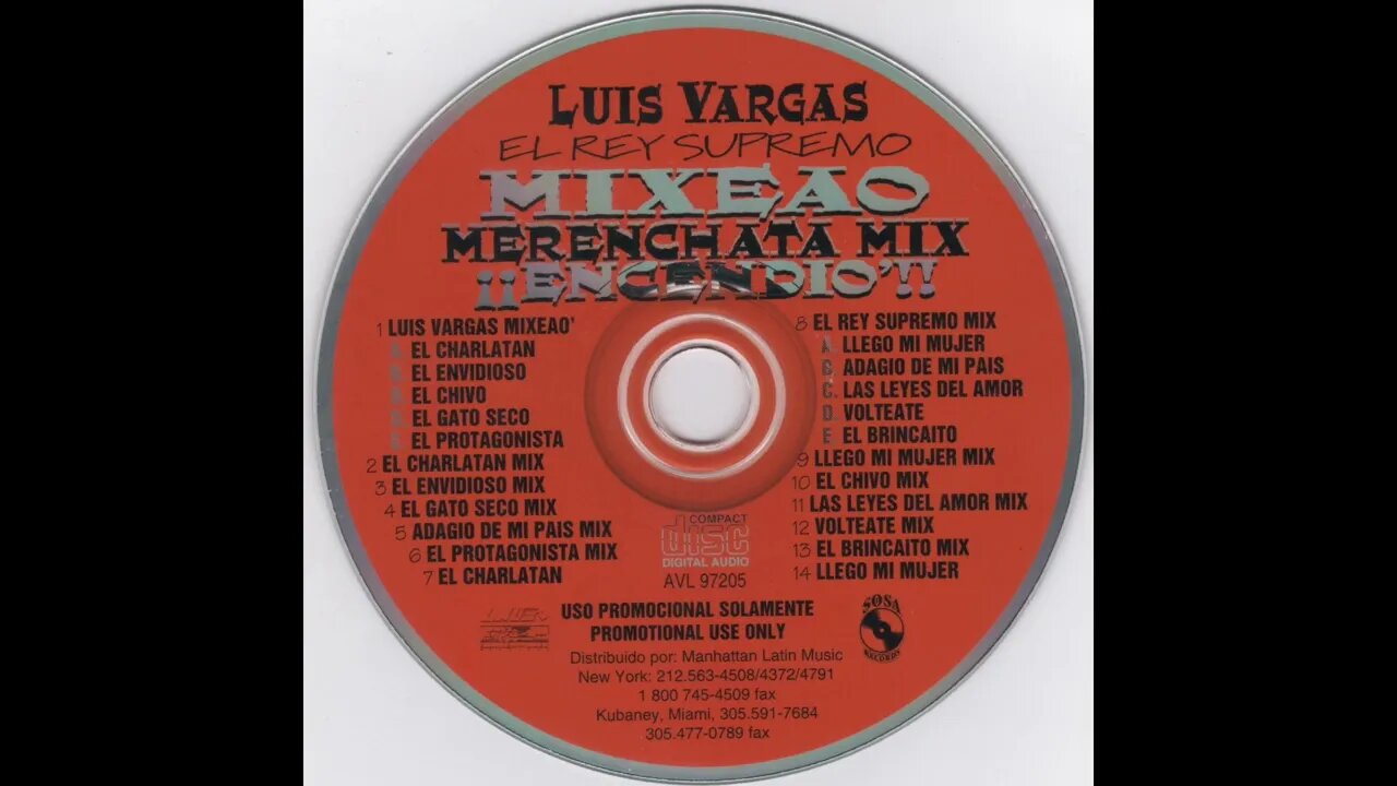 Luis Vargas - El Charlatan (DJ Tommy Boy Remix) (1997)