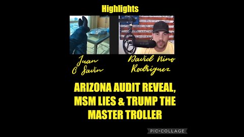 JUAN O SAVIN & NINO RODRIGUEZ EXPLAINS AZ AUDIT REVEAL & MSM LIES