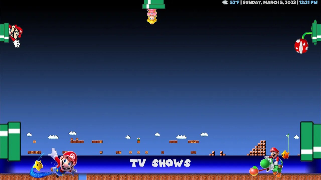 Super Mario Galaxy Animated PSMC / Kodi Skin