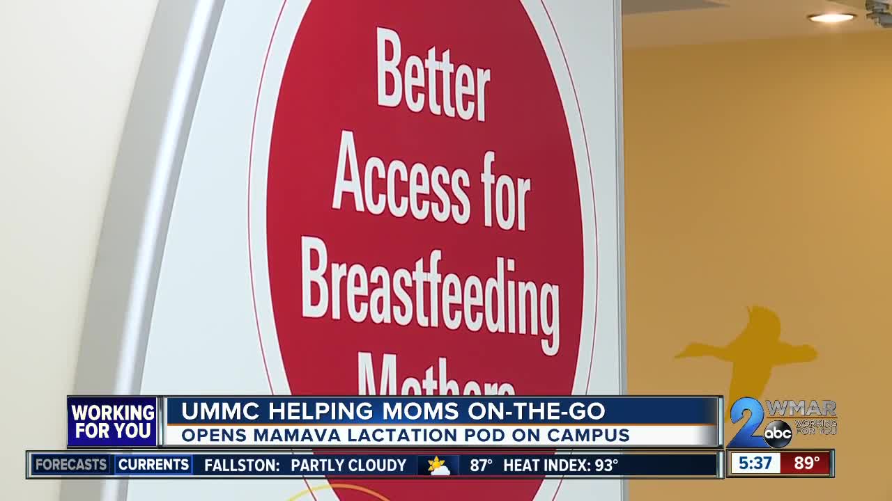 UMMC helping moms on-the-go with Mamava lactation pods