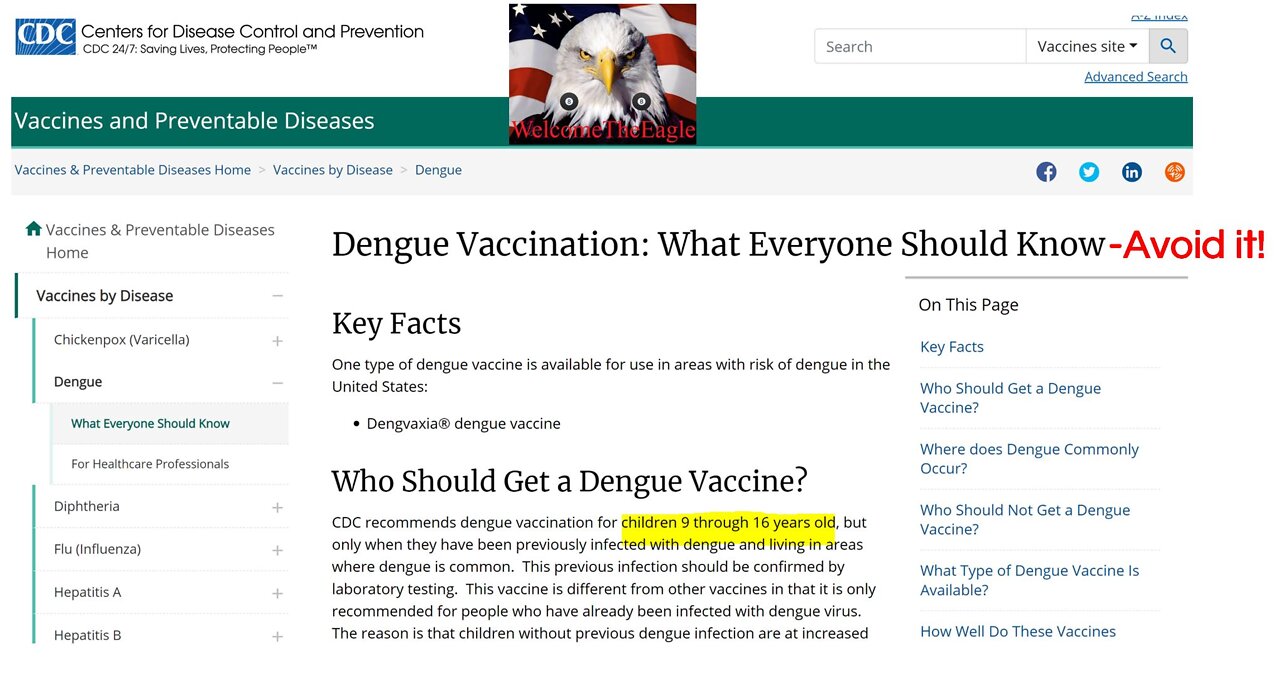 What's the 2nd Most DEATHS Coming Into VAERS 2022? Very Old Dengue Fevers From The "P"ilippines