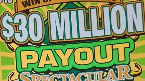 2 Winning Scratch Off Lottery Tickets $30 Million Payout