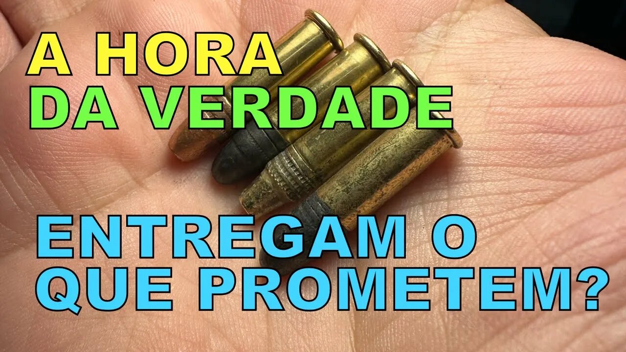 ⚠️⚠️⚠️ A HORA DA VERDADE: MUNIÇÃO 22 LR VS CRONÓGRAFO | SERÁ QUE PASSARAM NO TESTE?