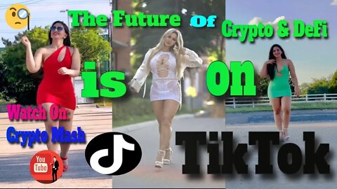 The Future Of Crypto & DeFi is On TikTok : Savvy Report #cryptomash #crypto #tiktok #defi #future