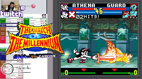 (NeoGeo Pocket Color) SNK vs. Capcom MotM - 30 - Team Mode - SNK Heroines - Lv Gamer