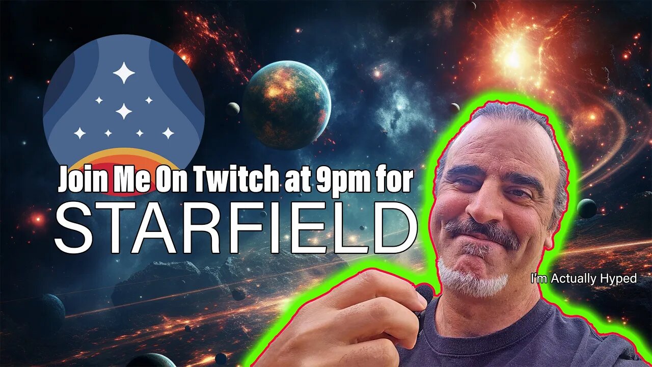 Hello Starfield, Goodbye Diablo 4 | join me tonight on twitch for Starfield LiveStream